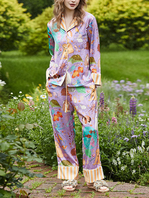 Cavia en Vis Lange Pyjama Set