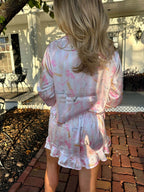 Loungewear pyjamaset met print