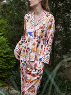 Roze desserthond pyjamaset