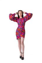 Betty Ankara Short Mini Dress | Pink African Print