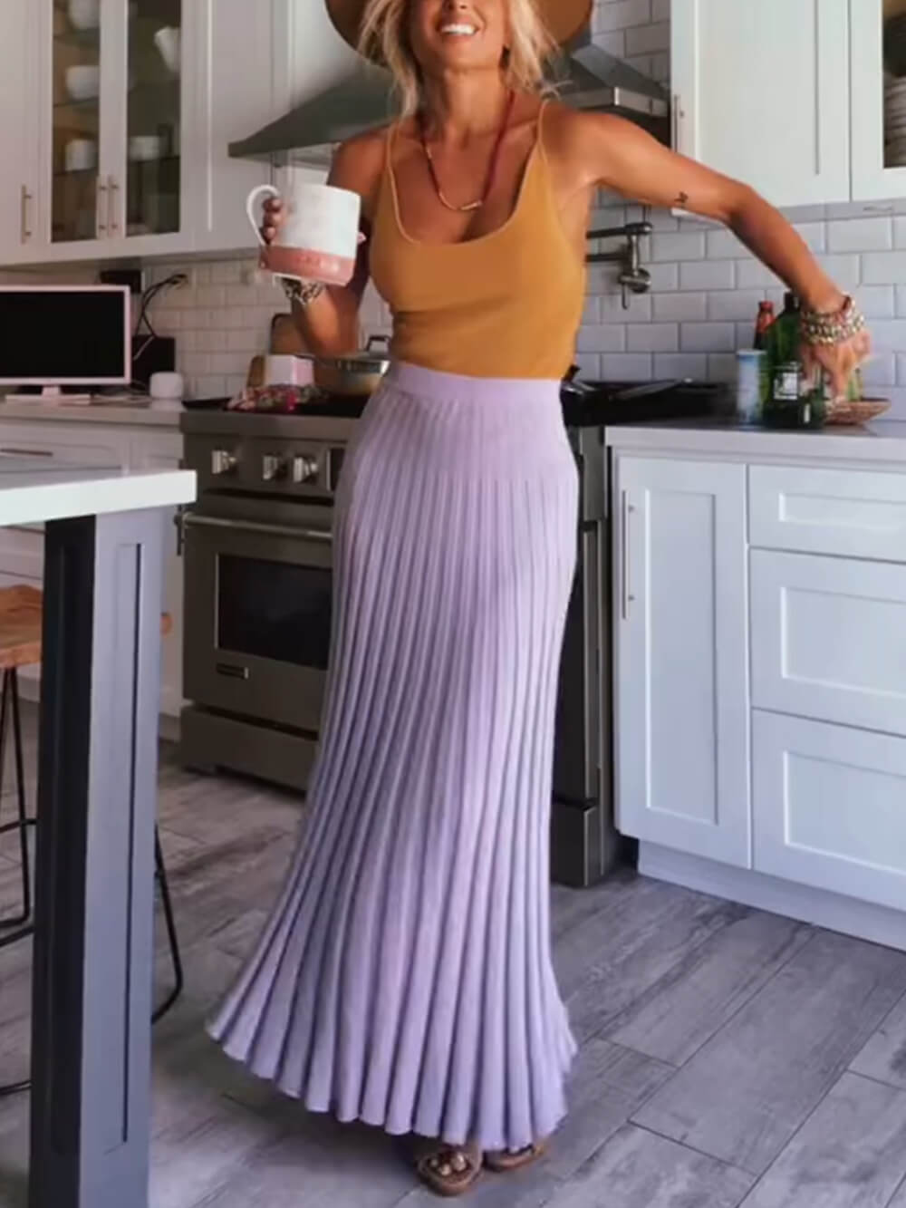 Elegante eenvoudige rok