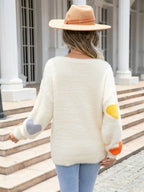 Harige liefdesweater met hart