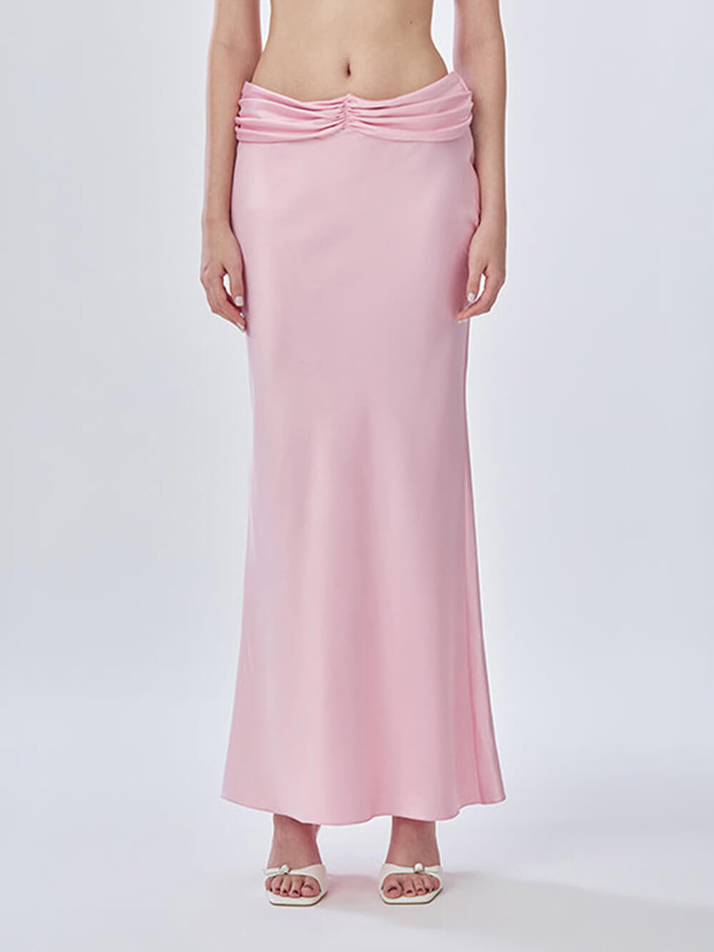 Satijnen Fishtail-rok