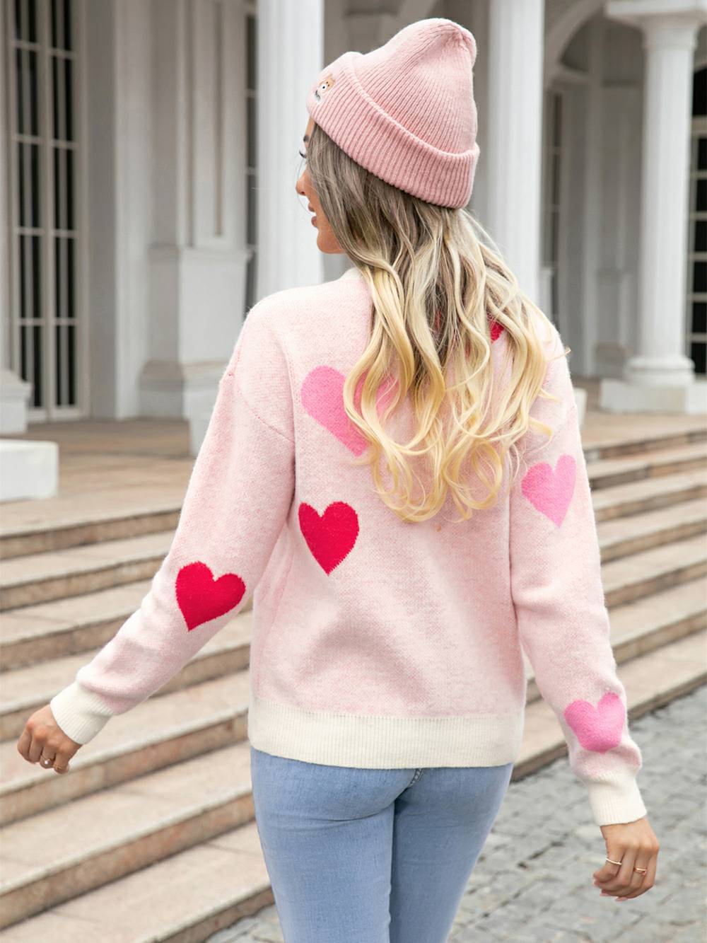 Sweetheart gezellige gebreide trui trui