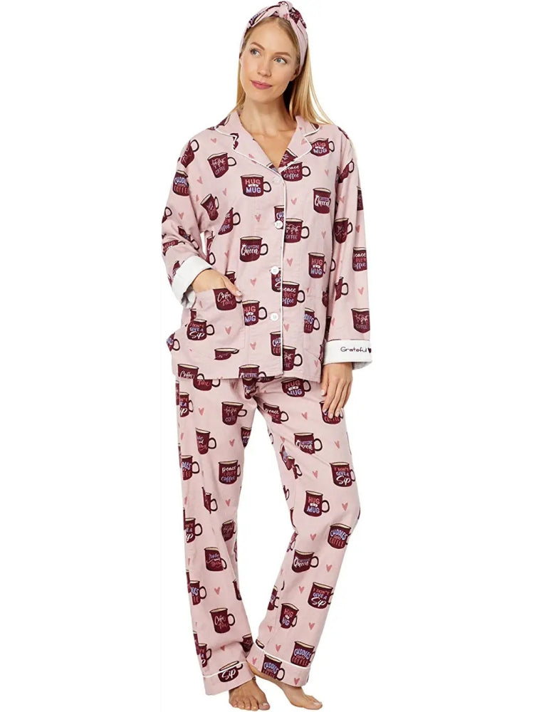 Hart & Koffiekop Print Pyjama Set