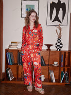 Dessert Print Lange Mouwen IJszijde Loungewear Set