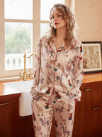 Circus Print IJszijde Pyjama Loungewear Set
