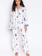 Schattige pyjamaset met hondenprint