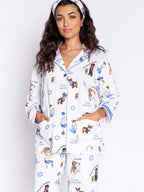 Schattige pyjamaset met hondenprint