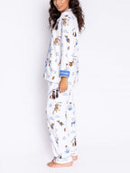 Schattige pyjamaset met hondenprint
