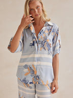 Casual Gebreid Cardigan Huis Set
