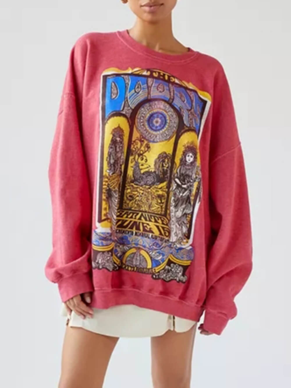 Het Doors grafische oversized sweatshirt