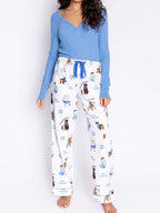 Schattige pyjamaset met hondenprint
