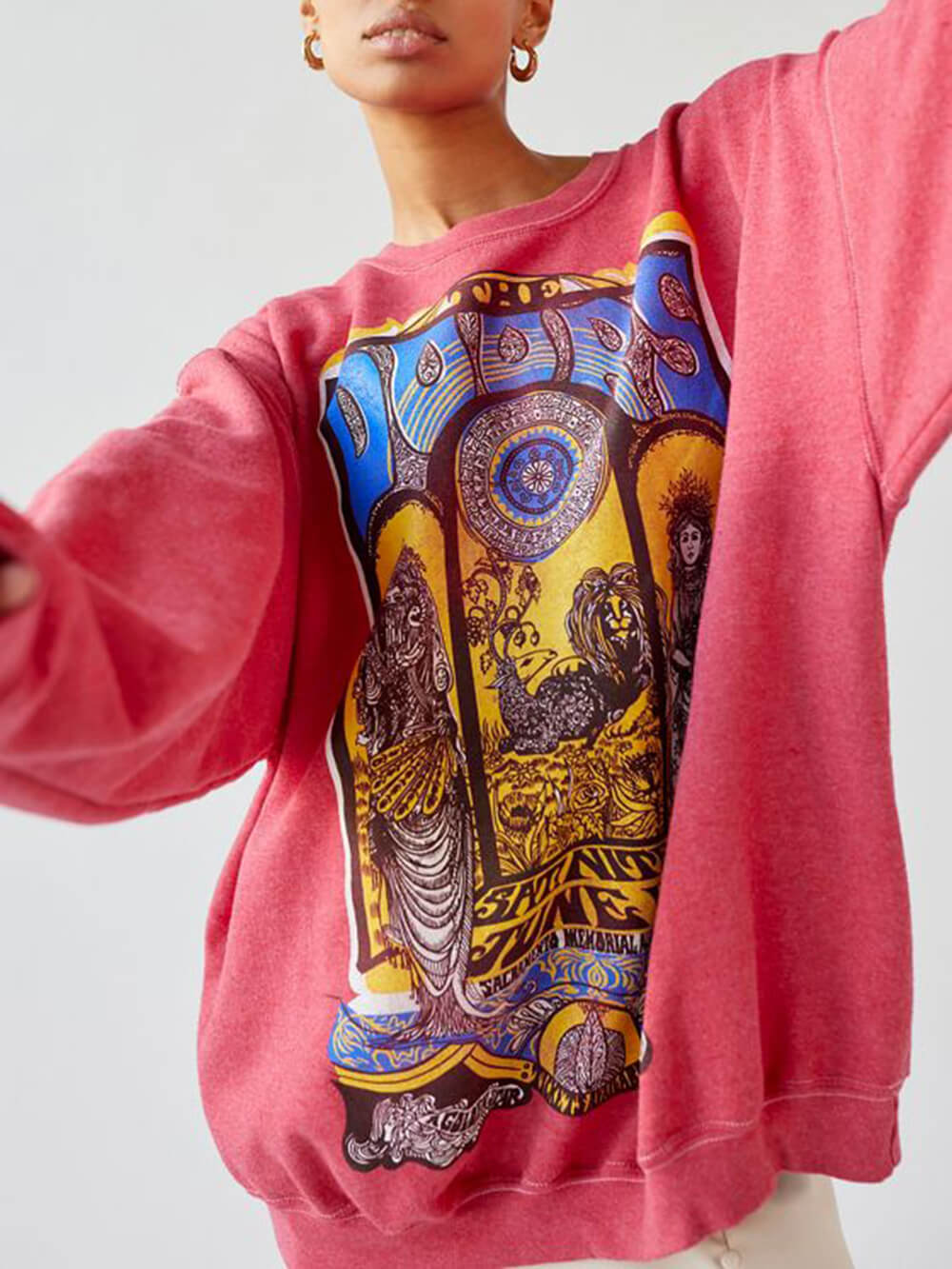 Het Doors grafische oversized sweatshirt