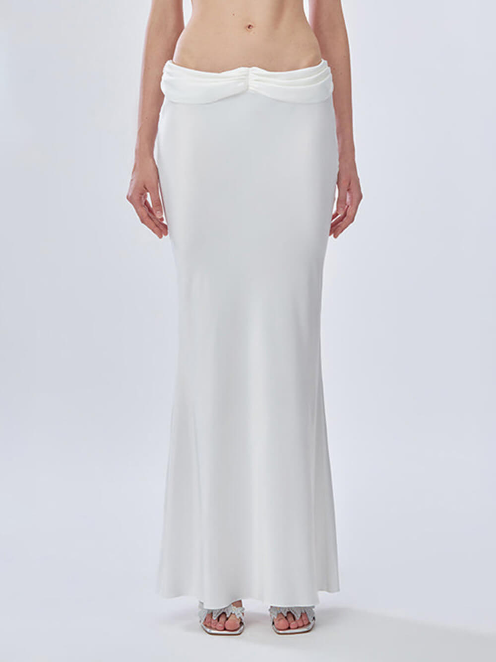 Satijnen Fishtail-rok