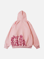 Hoodie met stripfiguurprint