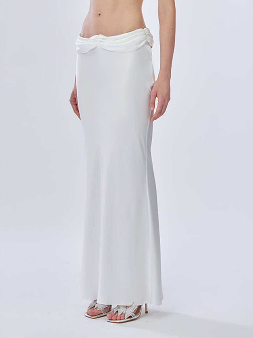 Satijnen Fishtail-rok