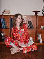 Dessert Print Lange Mouwen IJszijde Loungewear Set