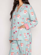 Hart en Lippenafdruk Pyjama Set