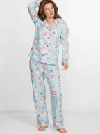 Hart en Lippenafdruk Pyjama Set