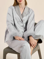 Veren trim rode pyjama set