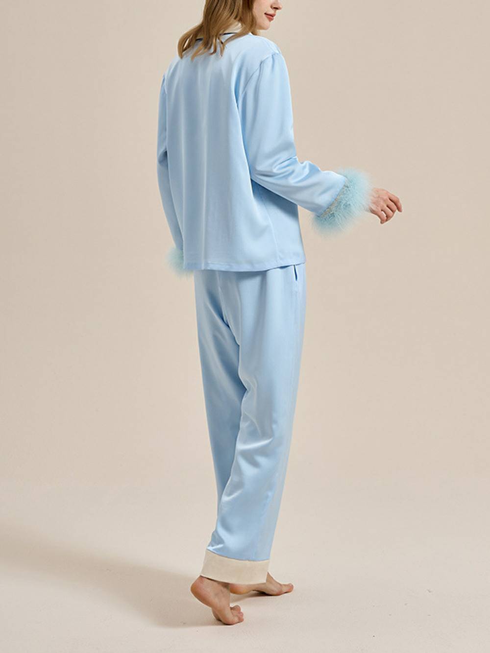 Veren trim rode pyjama set