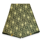 Afrikaanse hoofddoek Groen Bogolan Grid - headwrap