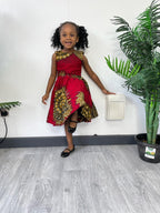 Raina girls Ankara dress