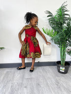 Raina girls Ankara dress