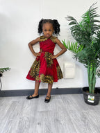 Raina girls Ankara dress