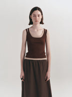 Casual mouwloze tanktop in Koreaanse stijl