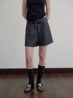 Casual slim-fit blazershort
