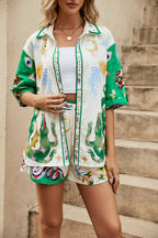 Ottilia shirt en korte broek Boho-set