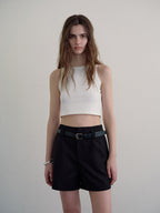 Casual slim-fit blazershort