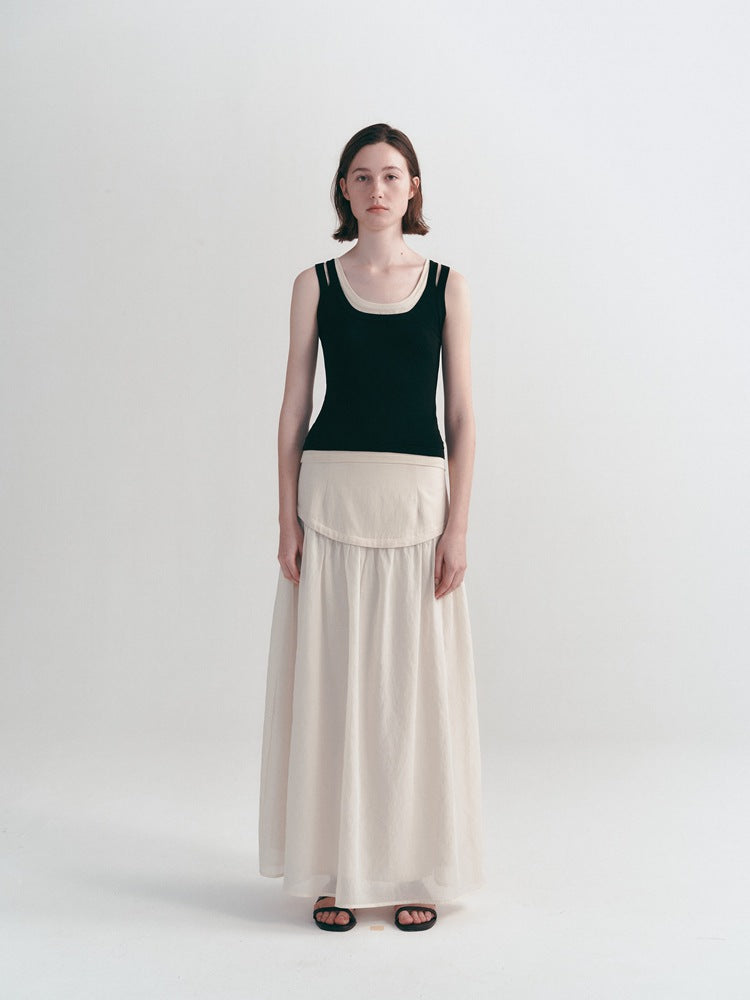 Casual mouwloze tanktop in Koreaanse stijl