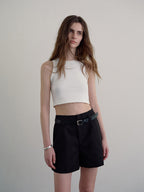 Casual slim-fit blazershort
