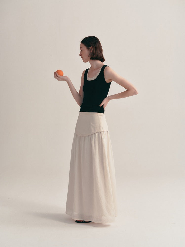 Casual mouwloze tanktop in Koreaanse stijl