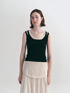 Casual mouwloze tanktop in Koreaanse stijl
