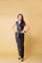 Mimi Ankara Jumpsuit| Black and African Print