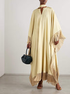 Mevrouw Ross Kaftan van gerafeld crêpe