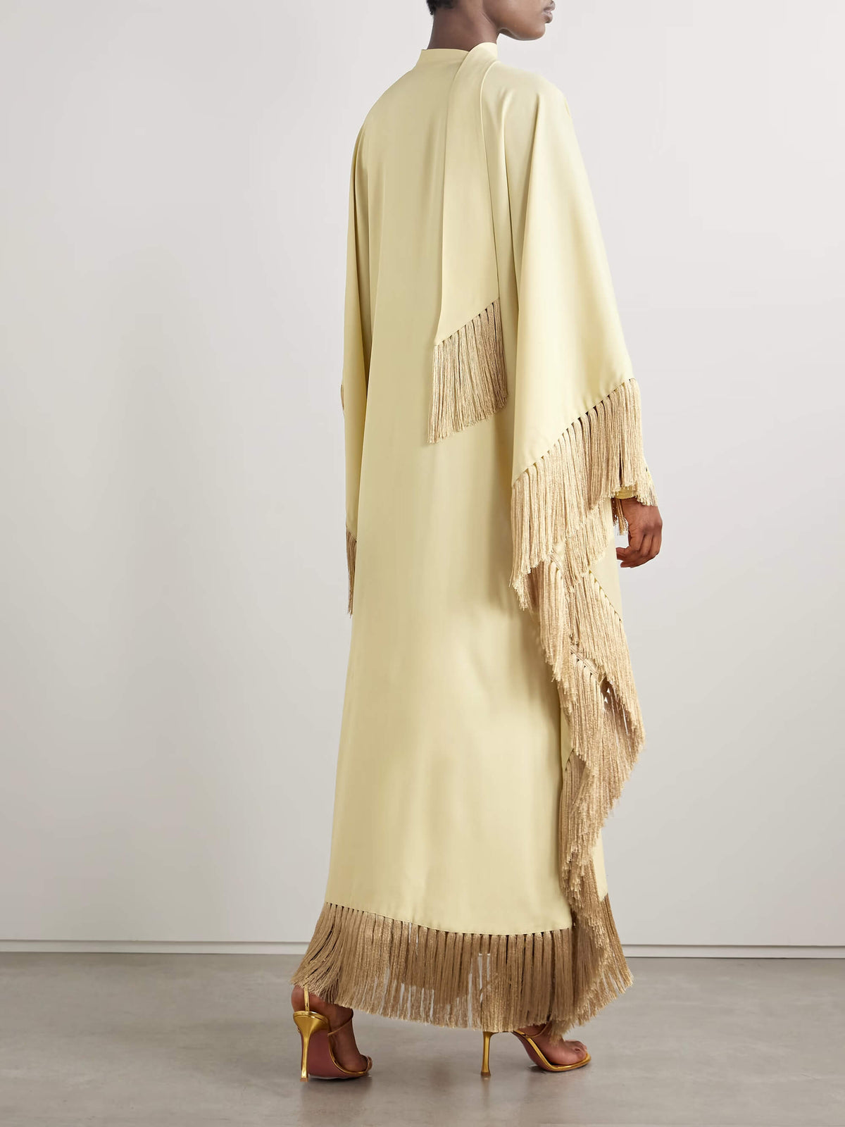 Mevrouw Ross Kaftan van gerafeld crêpe