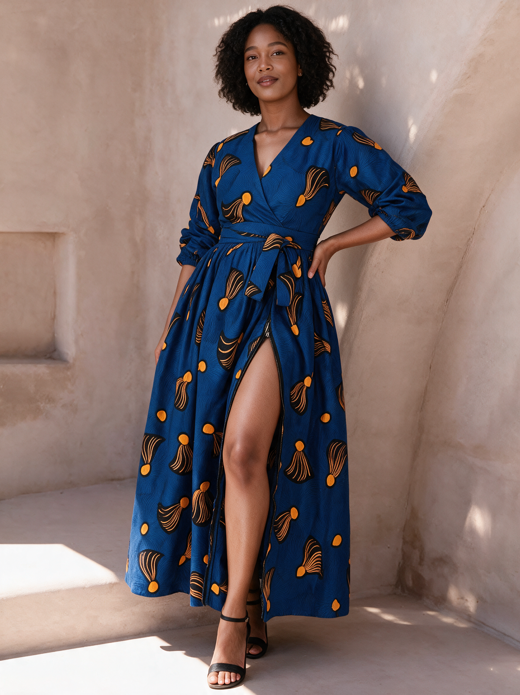 Doreen Ankara Maxi Dress lifestyle foto 2