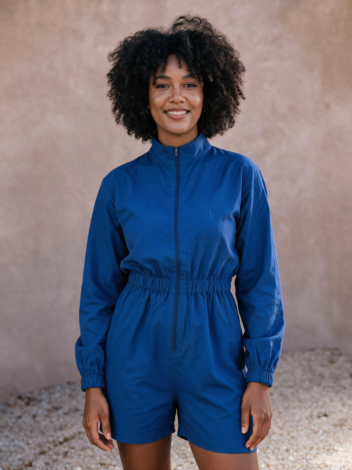 Aneesh Royal Blue Playsuit